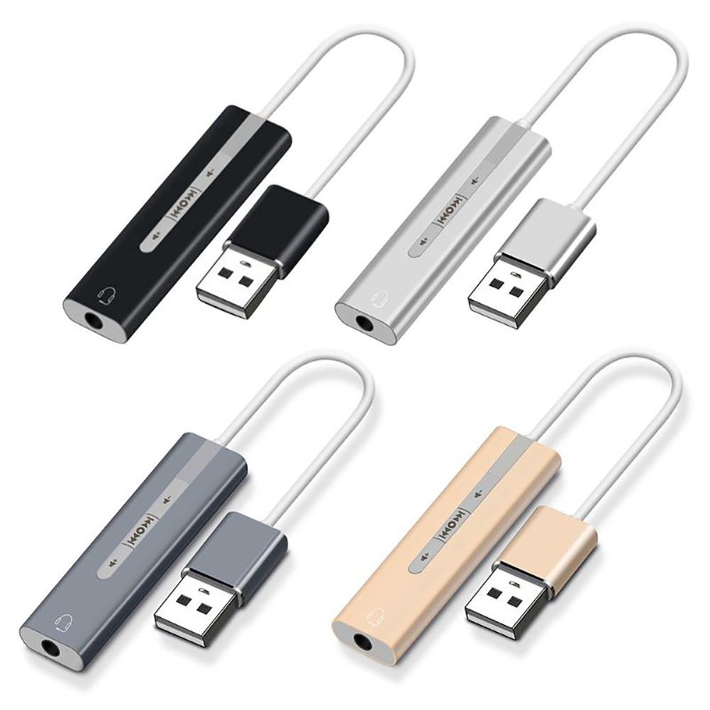 Dây Cáp Chuyển Đổi Âm Thanh 2 Trong 1 Từ Usb Sang 3.5mm 7.1 | BigBuy360 - bigbuy360.vn