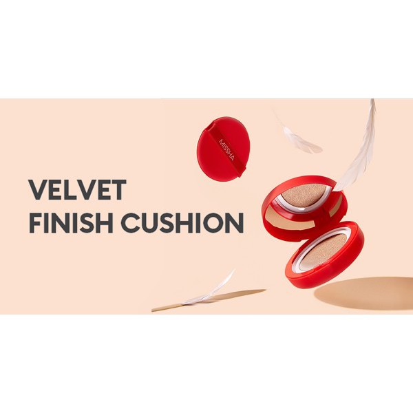 Phấn Nước Mỏng Mịn, Che Phủ Tốt, Lâu Trôi Missha Velvet Finish Cushion SPF50+ PA+++