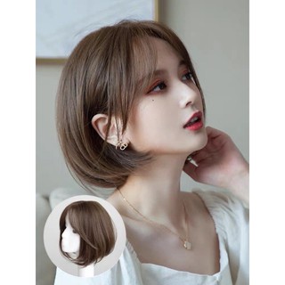 Tóc giả nguyên đầu nữ Siêu Da Đầu Lacefront wig Vic ngắn