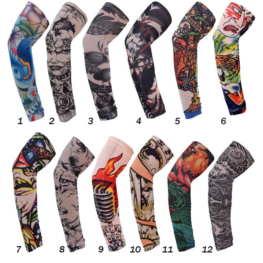 LAYOR1 1 Ống Tay Áo Giữ Ấm Hình Xăm Hoa Mùa Hè Mới