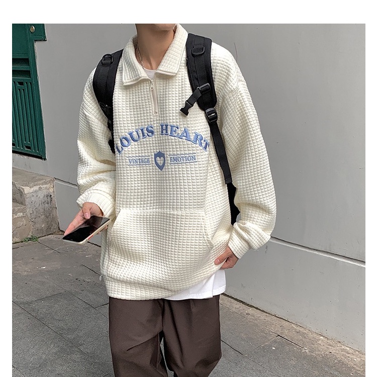 ÁO SWEATER CHUI ĐẦU CHẤT NỈ BÔNG TRẦN NAM NỮ FORM RỘNG SIZE M-2XL