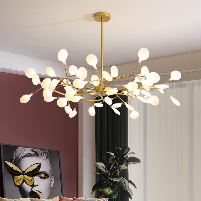 IKEE GiảN Phòng Khách Hiện Đại Đèn Chùm Đèn Ốp Trần ĐèN Thả Trang Trí ĐèN Treo Trần Led BắC ÂU Phòng Ngủ BàN ĂN