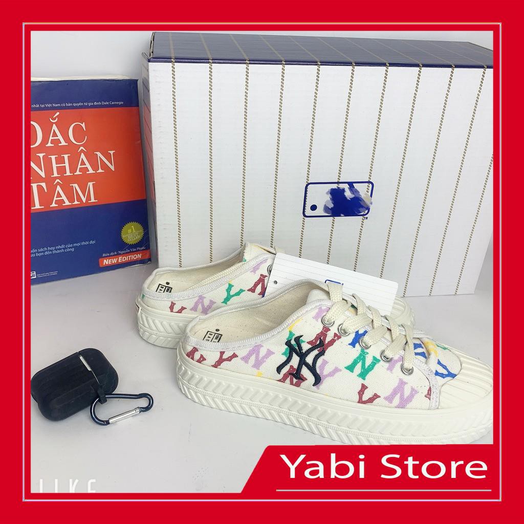 [ Like au- Hàng Trung ] Giày Sục NY, Đạp Gót, Giày Sục 𝐌𝐋𝐁 NY trắng Độn đế mới nhất 2021 | BigBuy360 - bigbuy360.vn