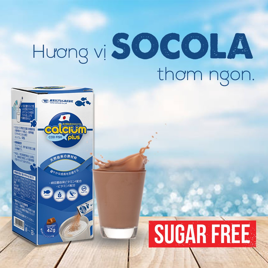 {Chính hãng}- 11hộp- CANXI CÁ TUYẾT PLUS - Canxi hữu cơ Nhật Bản - Tối ưu chiều cao