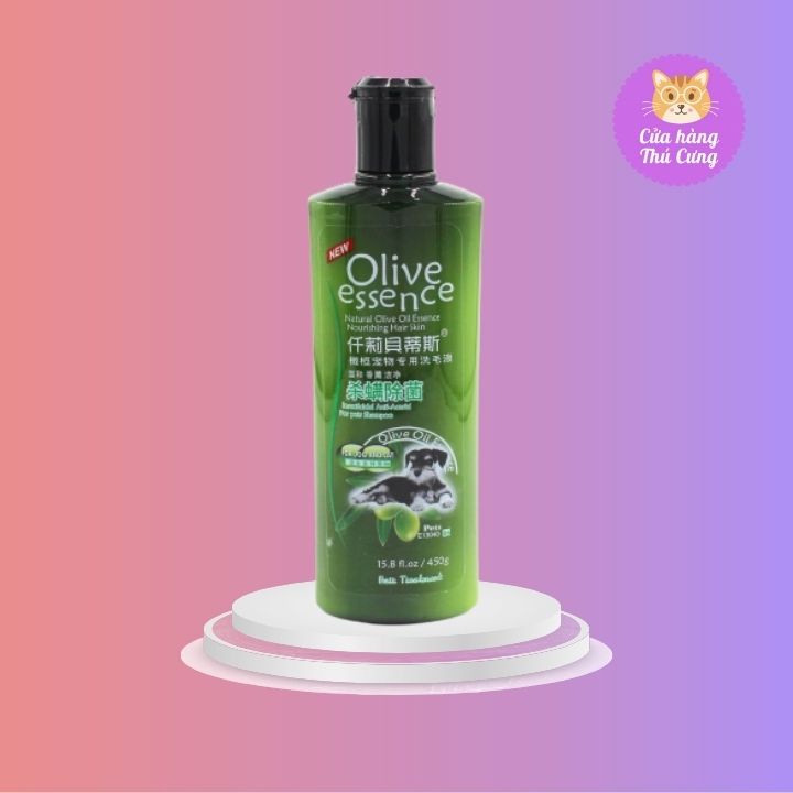 Sữa Tắm Cho Chó Mèo Cún Con Olive Mastercare Sos - 450ml/chai