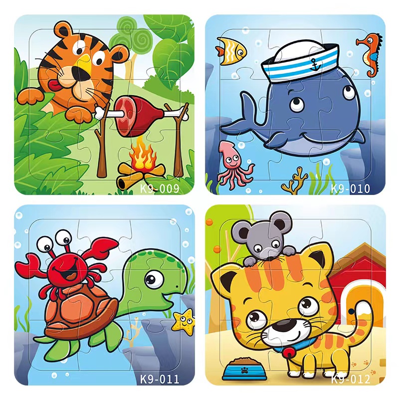 Bộ Đồ Chơi Xếp Hình Gồm 9 Mảnh 24 Loại Dành Cho Trẻ Em