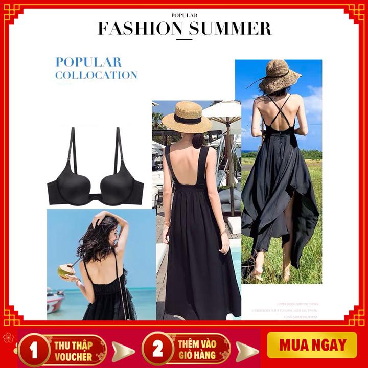 Áo lót nâng ngực có gọng khoét sâu AU02 chuyên dụng mặc váy áo hở lưng gợi cảm [Aha Store] | BigBuy360 - bigbuy360.vn