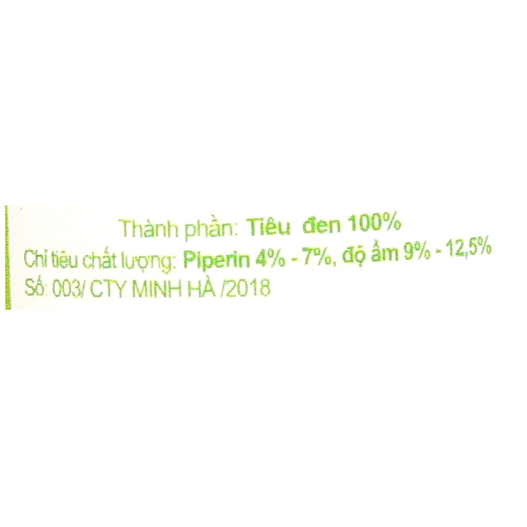 Tiêu Đen Hạt Minh Hà Hũ Có Nắp Xay 40g
