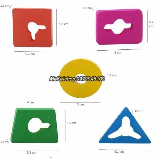 Bộ thả hình 3D 5 trụ