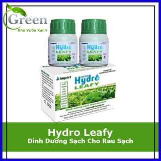 Dinh dưỡng thủy canh chuyên dùng rau ăn lá Hydro Leafy - hộp 2 chai