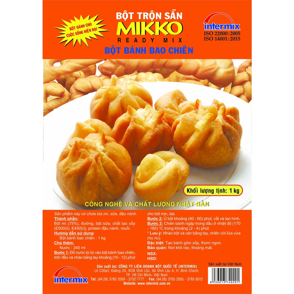 BỘT BÁNH BAO CHIÊN_MIKKO