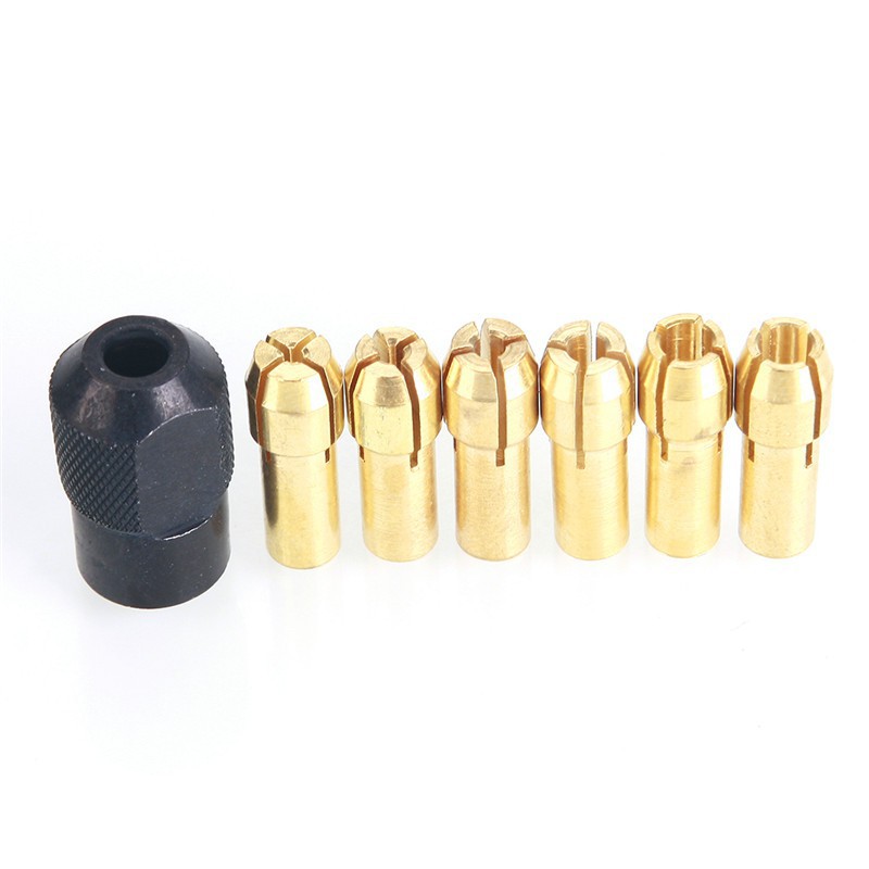 7 mũi khoan Brass Collet & Dremel Check M8* 0.75 làm gỗ