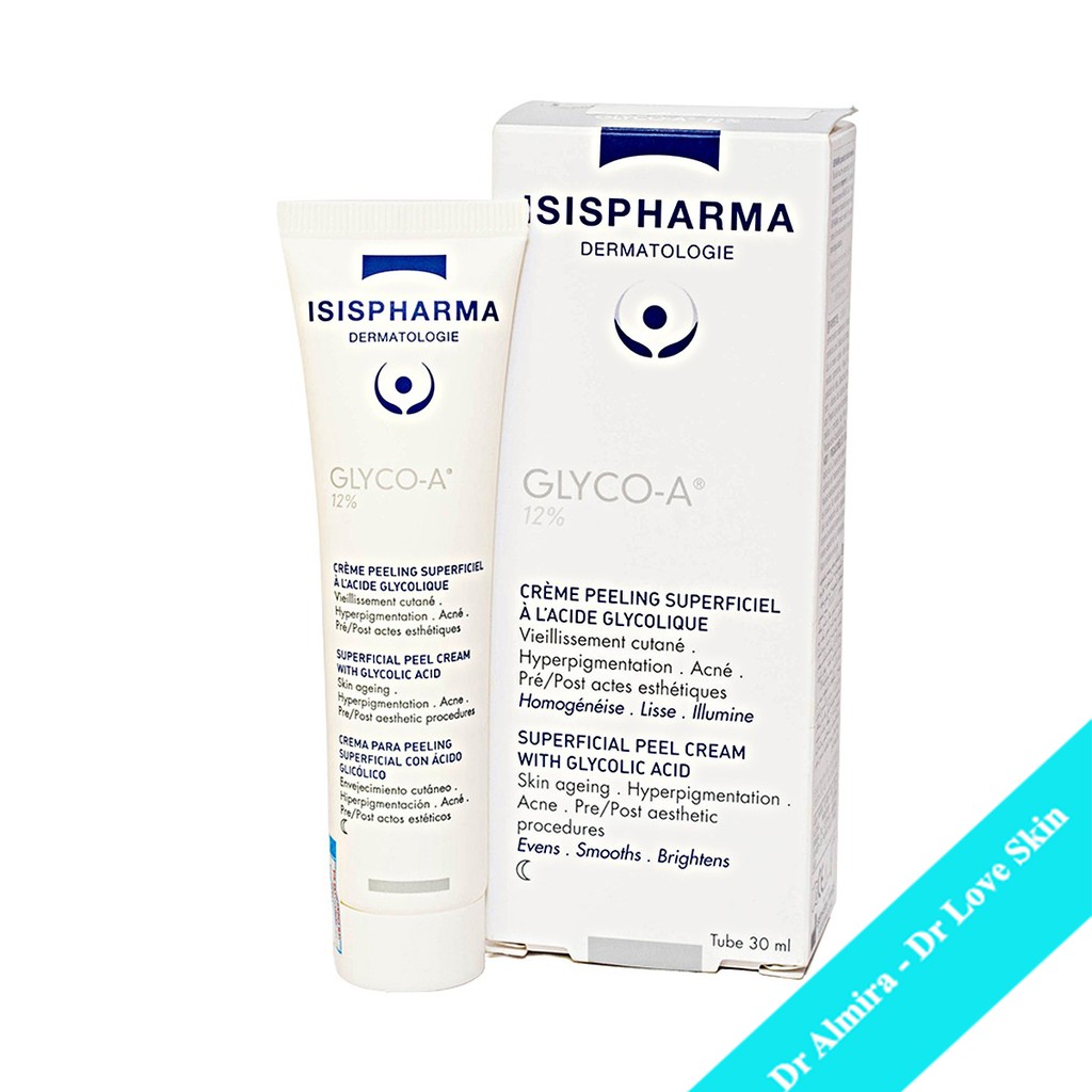 Kem trẻ hóa da ISIS Pharma Glyco - A Peeling Cream 10% 30ml mờ thâm mụn trẻ hoá da