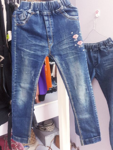 Quần jeans dành cho lứa tuổi từ 8--11