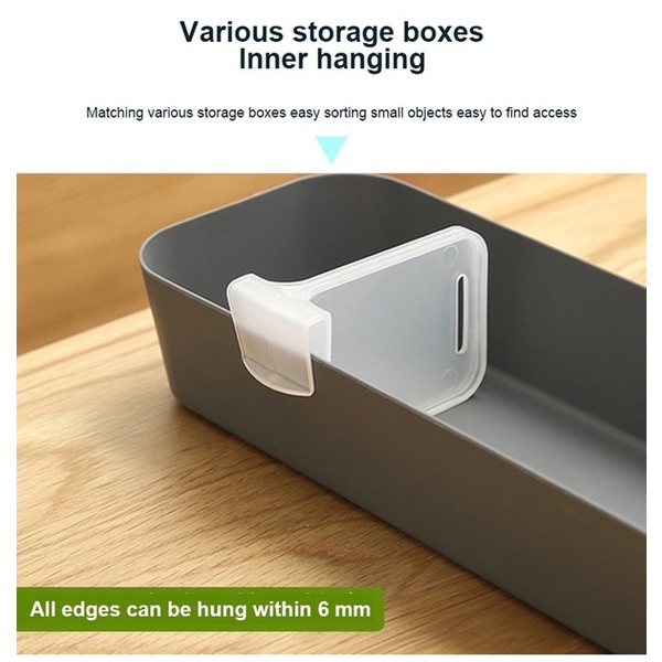 Khay Nhựa Phân Ngăn Có Thể Điều Chỉnh Cho Tủ Lạnh Nhà Bếp