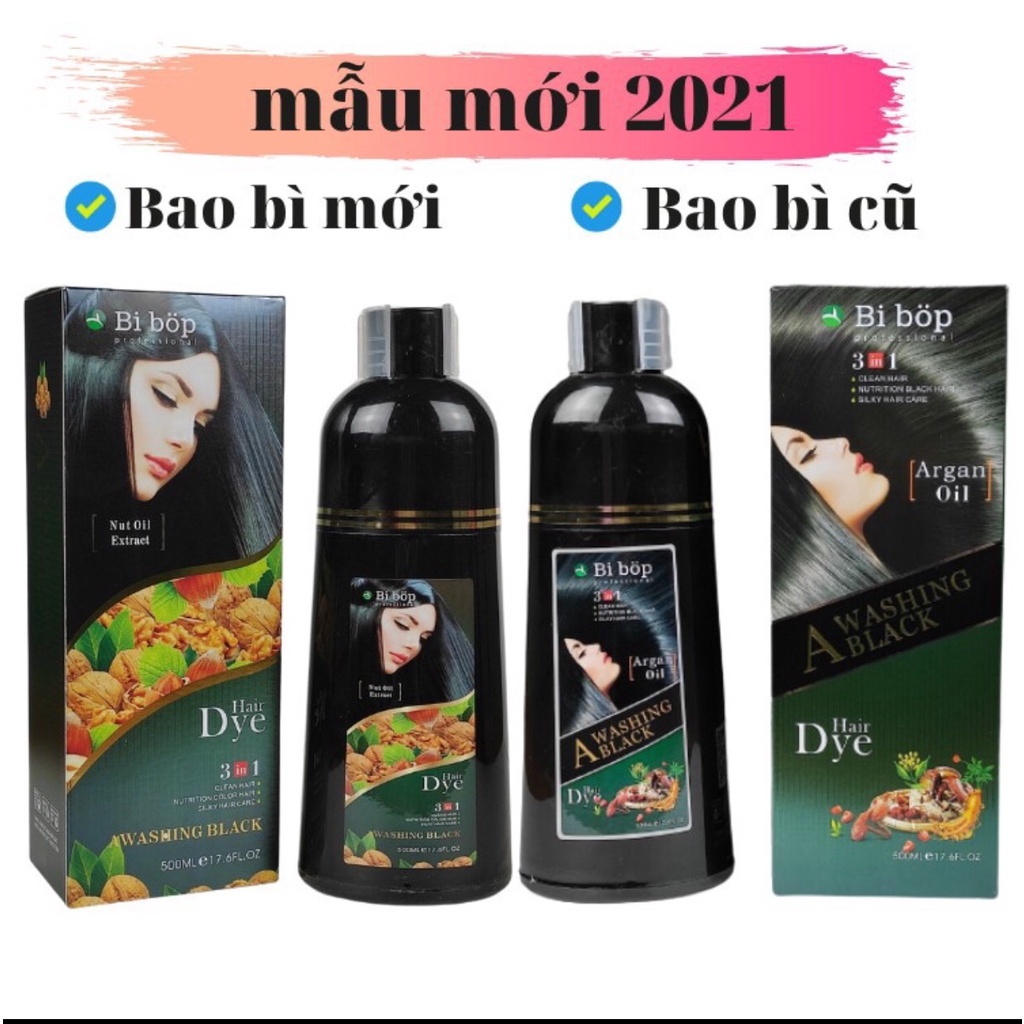 Dầu Gội phủ bạc tại nhà 100%.