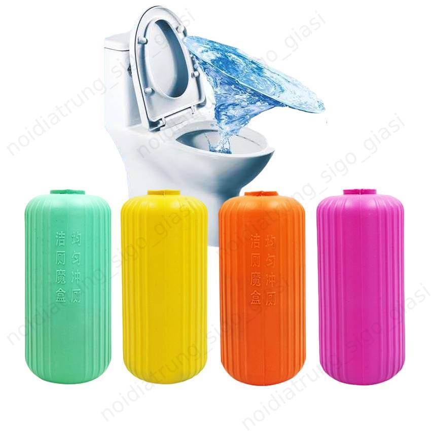 Lọ thả bồn cầu hàn quốc lọ tẩy bồn cầu diệt khuẩn phiên bản mới với 4 màu sắc tự nhiên Viên thả bồn cầu SIGO