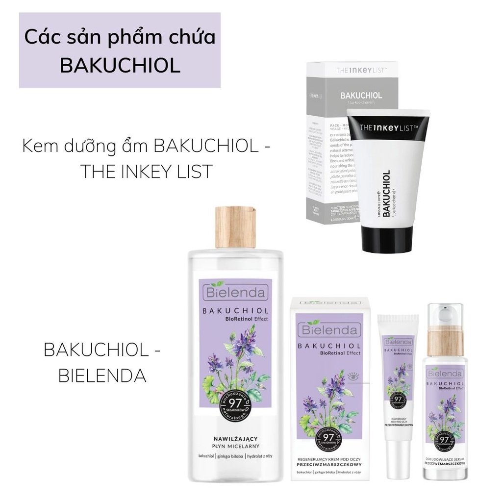 Kem dưỡng ẩm chống lão hoá Bielenda Bakuchiol Bio Retinol Effect Anti-wrinkle Moisturizing 40+