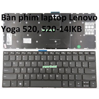 ⚡bàn phím laptop lenovo yoga 520, 520-14ikb