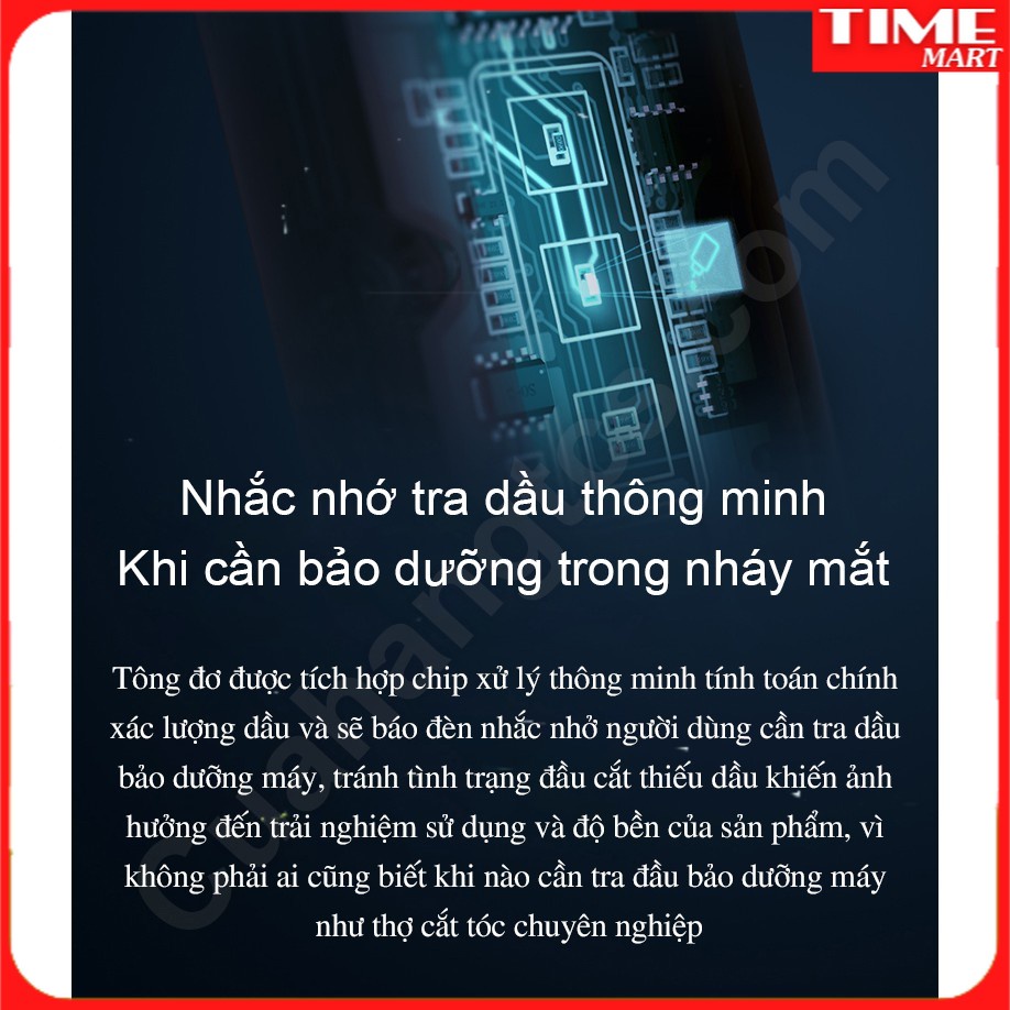 [CHÍNH HÃNG] Tông đơ điện Xiaomi Mijia tông đơ cắt tóc Chính hãng độ bền cao [TIME_MART siêu thị tiện ích gia đình]