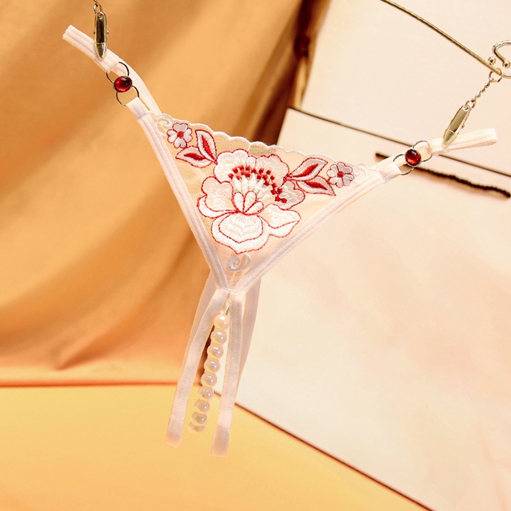 {Soltweter} Quần Lót Lọt Khe Hở Đáy Lưng Thấp Thêu Hoa Nhìn Xuyên Thấu Quyến Rũ Nóng Bỏng Cho Nữ