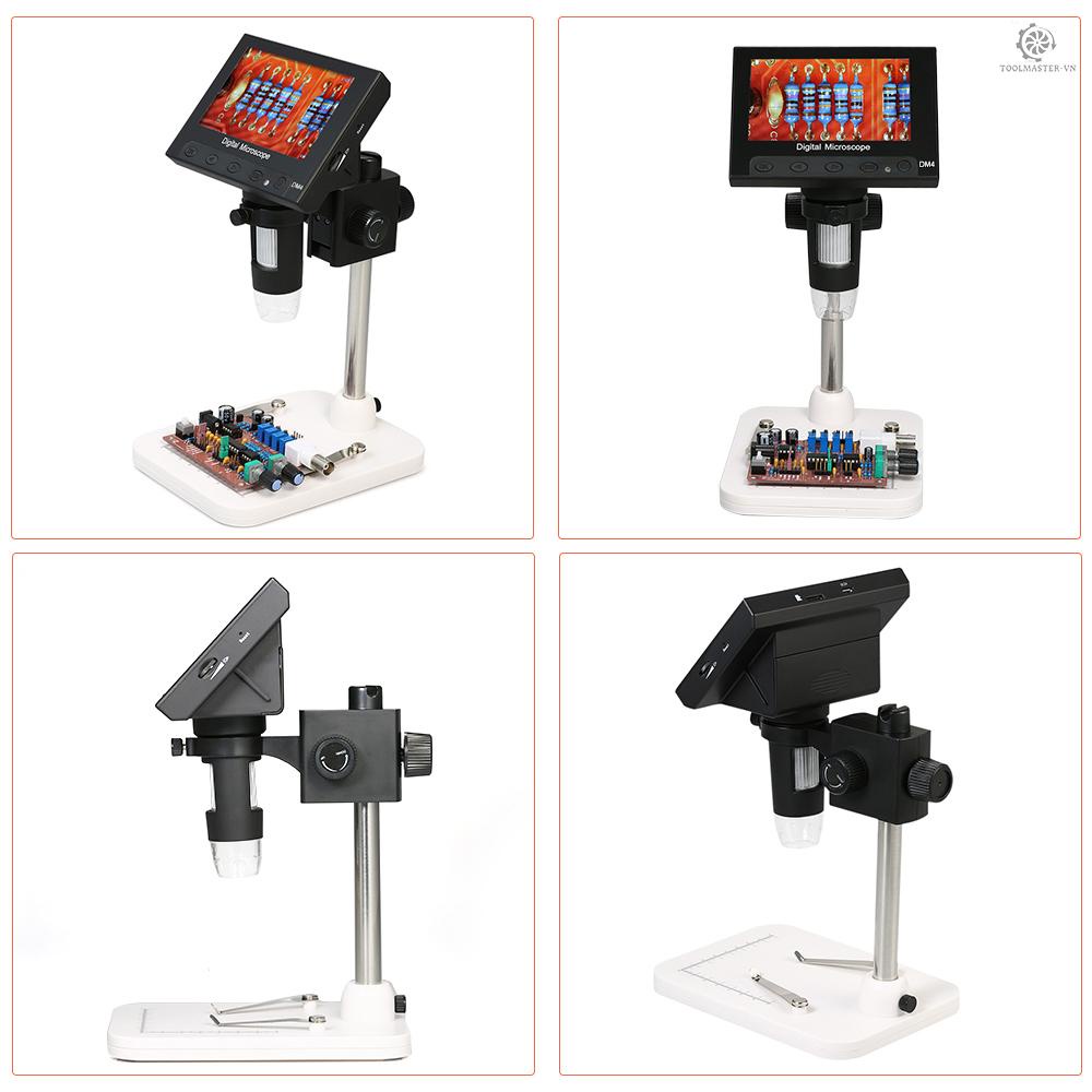 Kính Hiển Vi LCD 1000X 4.3-inch 720P Kèm Giá Đỡ Cho Bảng Mạch Điện Tử