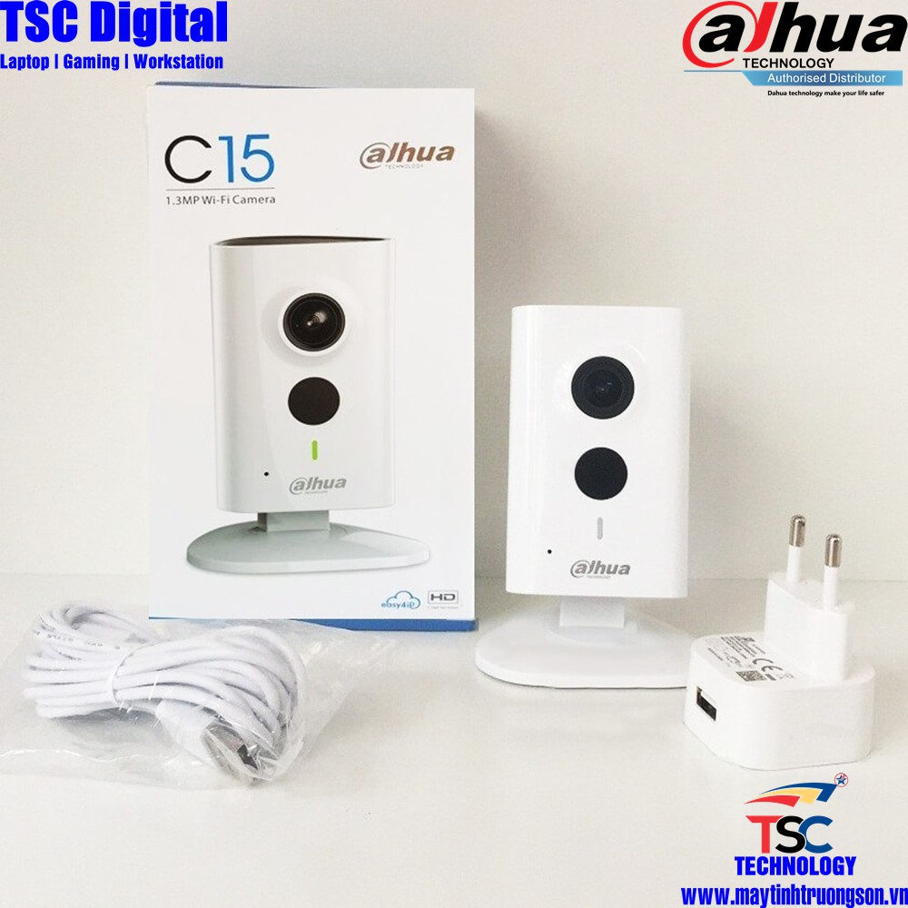 Camera IP Không Dây Dahua C15 IPC-C15P 1.3MP Tặng Kèm Thẻ Lưu Trữ 128Gb | Chính Hãng DSS