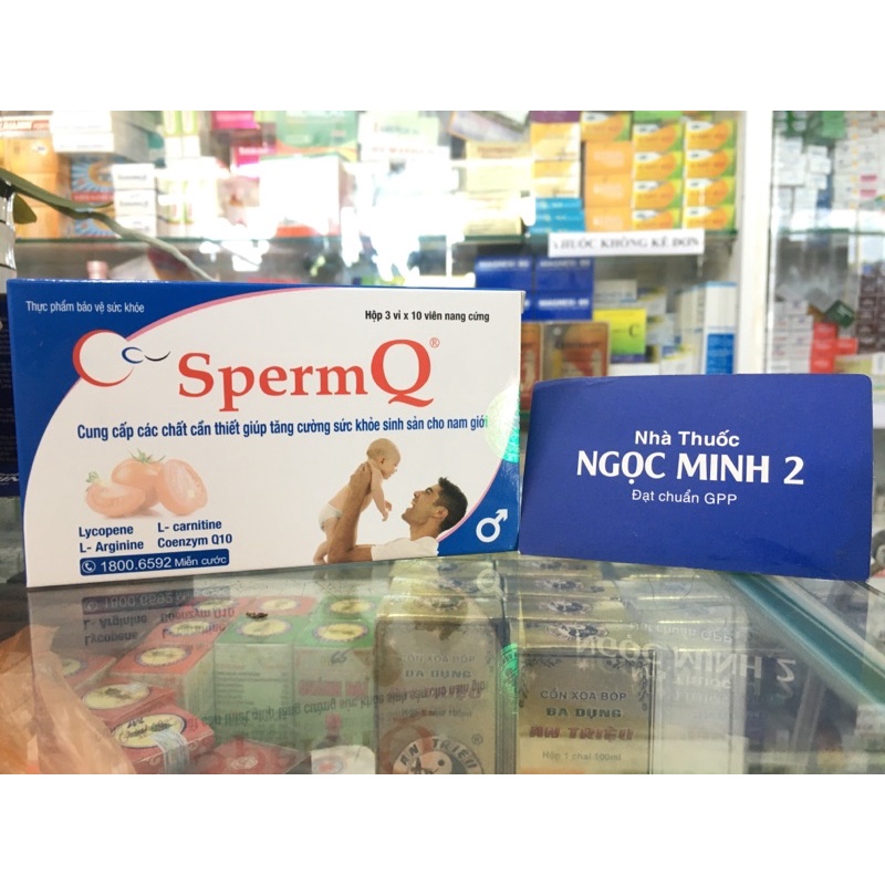 ✅ [Chính Hãng] Sprerm Q cung cấp các chất cần thiết giúp tăng cường sức khoẻ sinh sản cho nam giới