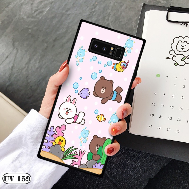 Ốp lưng nhám Samsung Galaxy Note 8 - in hình