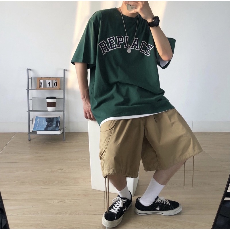 Áo thun tay lỡ, áo phông form rộng chất cotton mát mịn thấm hút mồ hôi in hình GROO