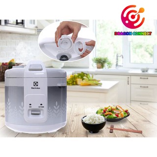 Nồi cơm điện electrolux 1.8 lít erc3305- nồi cơm điện cơ, màu xám - chính hãng