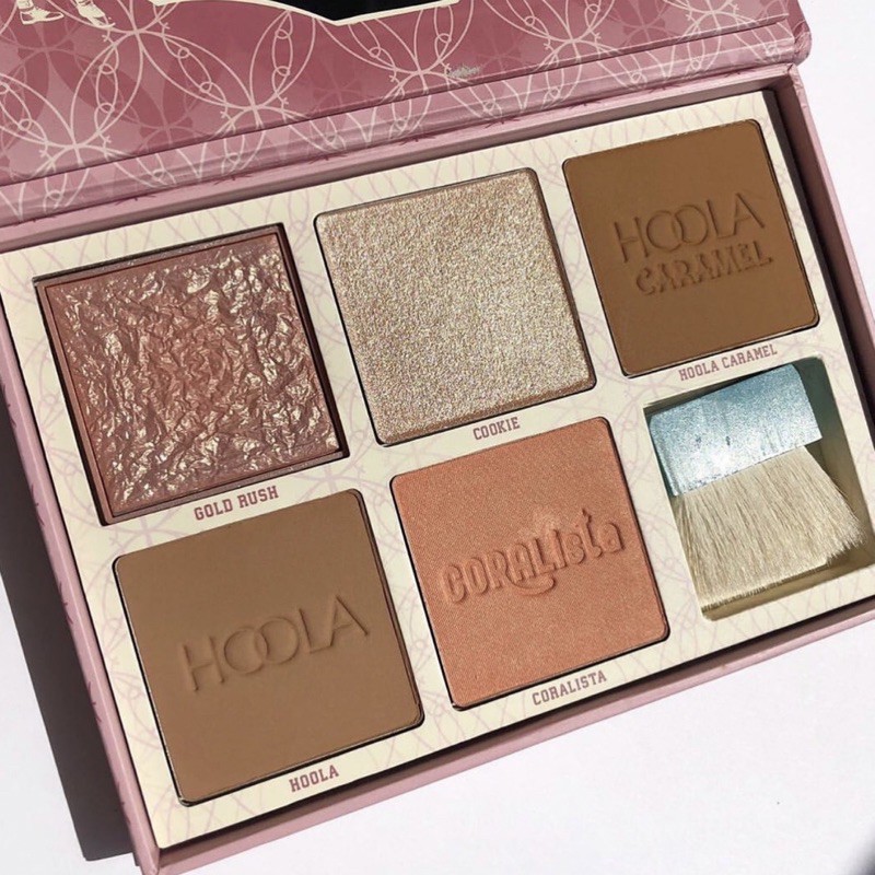 Bảng Phấn Má + Tạo Khối + Phấn Bắt Sáng Benefit Cheekleaders Bronze Squad Palette +2% phí bán hàng | BigBuy360 - bigbuy360.vn