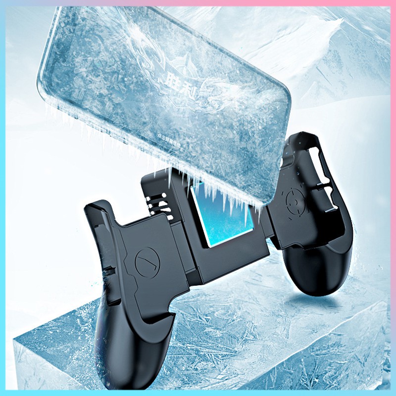 Tay Cầm Chơi Game Tích Hợp Quạt Tản Nhiệt Cho Điện Thoại 4.7-7.2 Inch