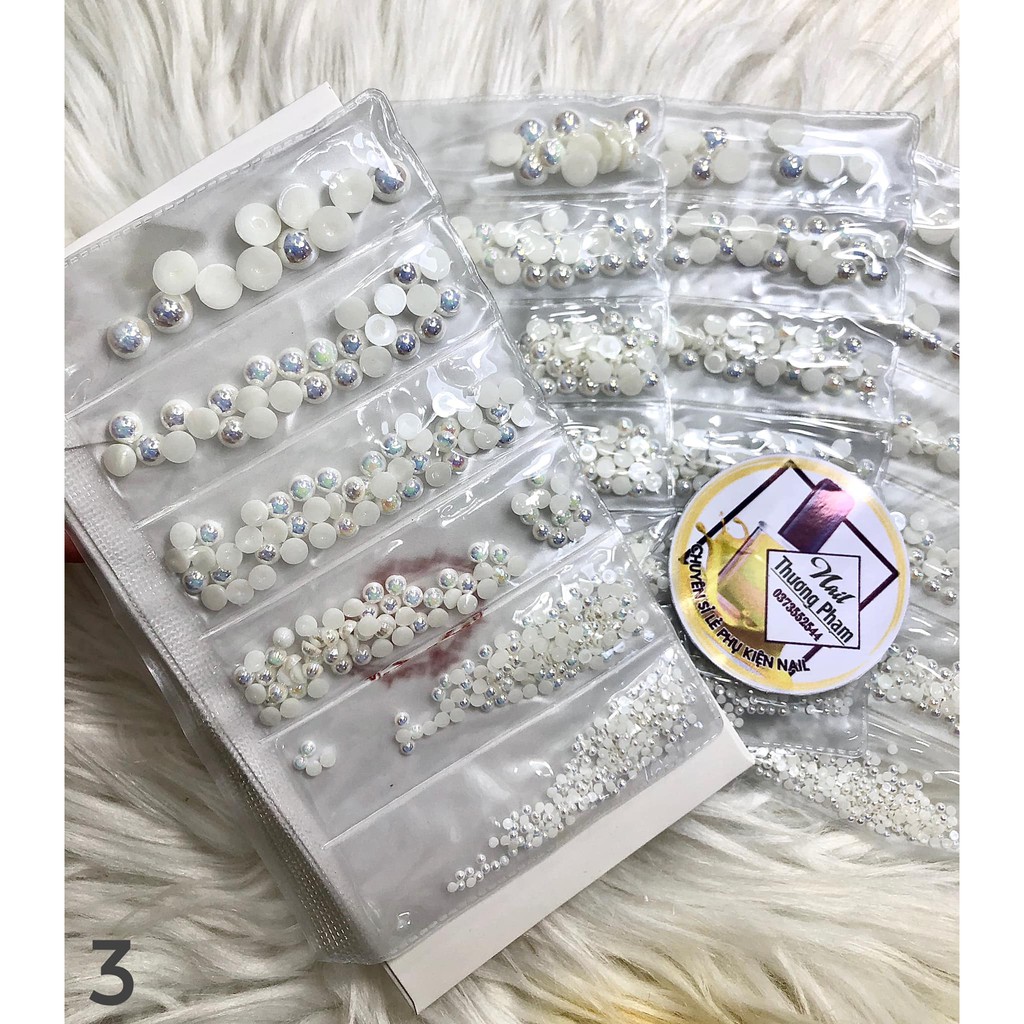 Phụ kiện nail ,trai nửa , bi nửa ,charm trang trí móng tay rẻ ,đẹp