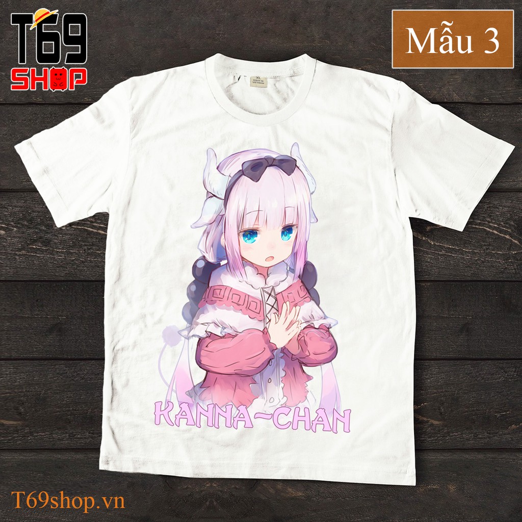 Áo thun anime Miss Kobayashi's Dragon Maid (Có nhiều mẫu)