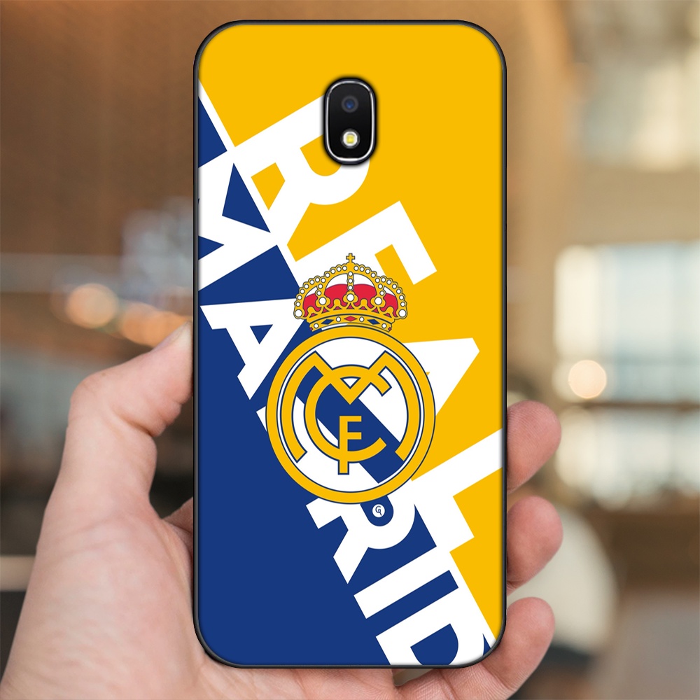 Ốp lưng Samsung J3 Pro, J5 2017, J5 Pro, J7 Pro viền đen in hình Real Madrid