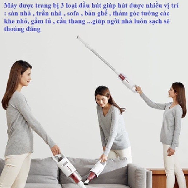 MÁY HÚT BỤI CẦM TAY THÔNG MINH KHÔNG DÂY DEERMA VC20PLUS | BigBuy360 - bigbuy360.vn