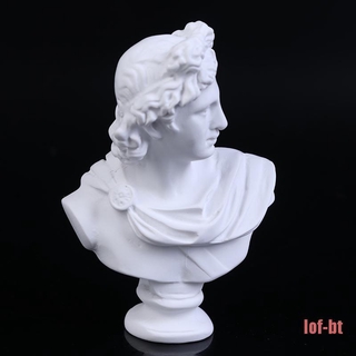 lof-bt 7CM Dollhouse Miniature Resin Sculpture Apollo Bust Sculpture Home Ornaments 1Pc 7CM Mini Resin Sculpture Apollo Bust Sculpture Home Ornaments Decor