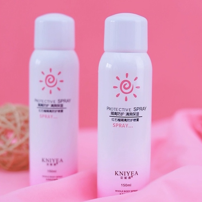 Kem Chống Nắng Diake Dạng Xịt Chiết Xuất Lựu Đỏ Kháng Nước Dưỡng Ẩm Bảo Vệ Da Khỏi Tia UV