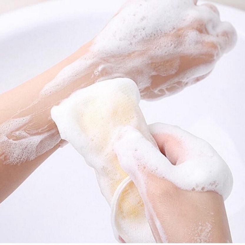 Túi lưới đựng xà phòng lưới tạo bọt tiện dụng KABA