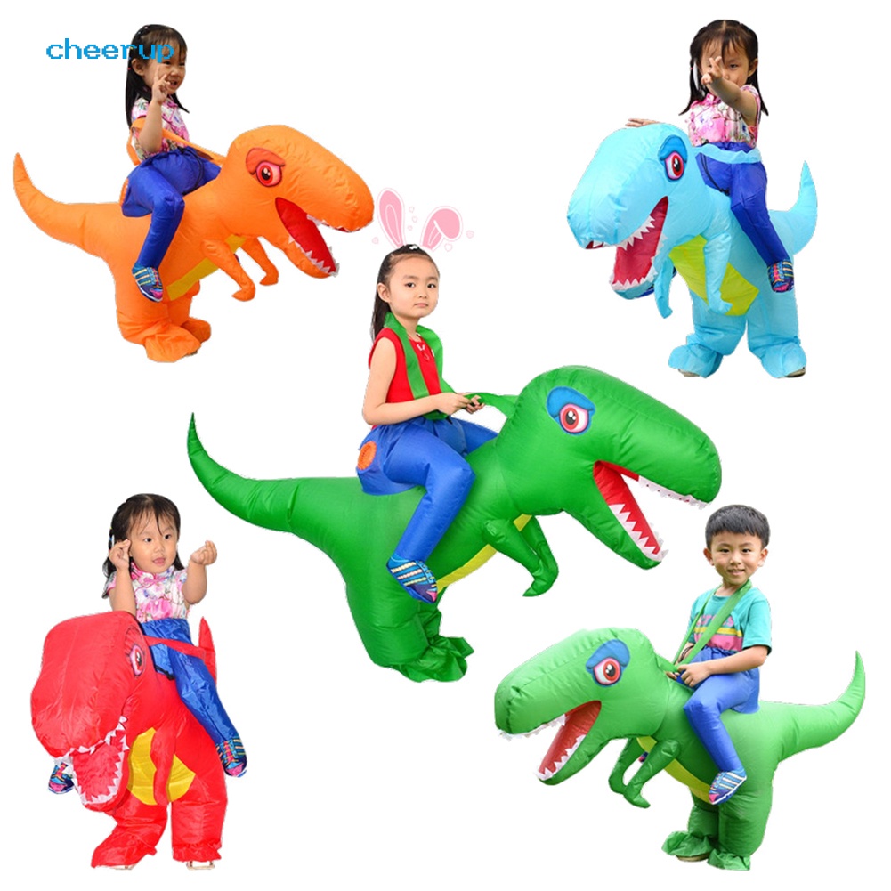 Bộ đồ hóa trang khủng long bơm hơi phong cách halloween cho bé