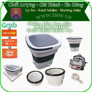 |THW.ASIA| Máy Giặt Mini Cao Cấp Tiện Lợi gấp gọn mang du lịch. Sử dụng điện 220v hoạt động