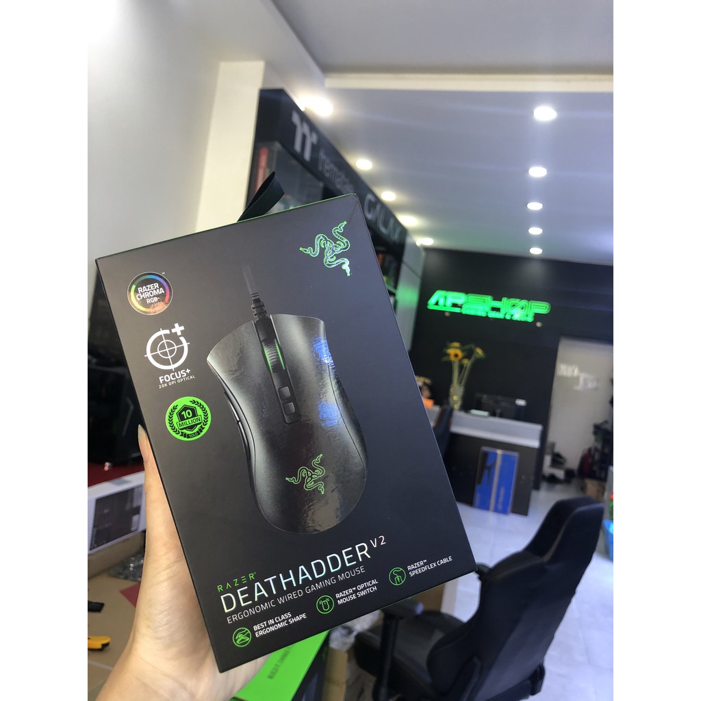 Chuột Razer Deathadder V2-  RZ01-03210100-R3M1- HÀNG CHÍNH HÃNG