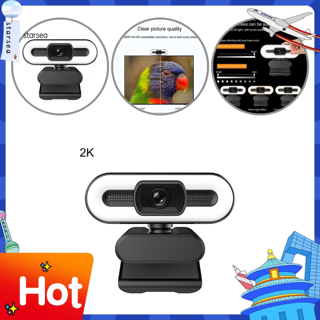 Webcam ống kính máy tính độ phân giải cao 1080P/2K/4K | BigBuy360 - bigbuy360.vn