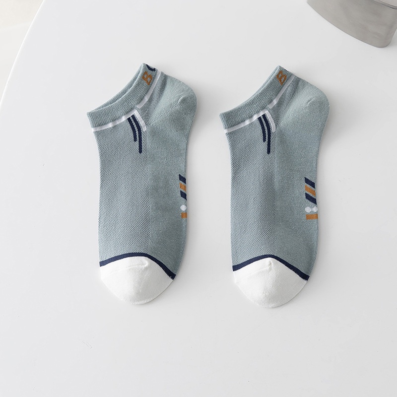 Vớ cotton Cổ Ngắn Thoáng Khí Chất Lượng Cao Thời Trang Mùa Hè Cho Nam