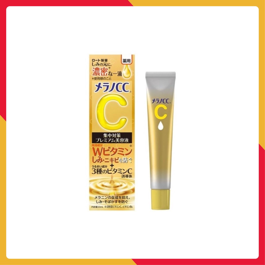 Serum Melano CC Vitamin C, E n.g.ừ.a mụn và dưỡng trắng Nhật Bản Jp