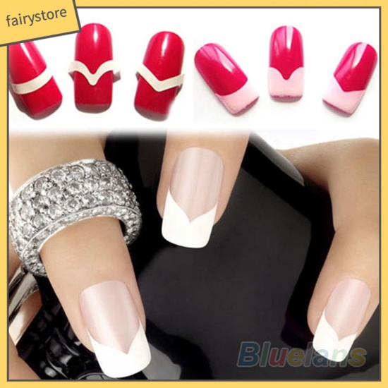 [Hàng mới về] 48 Miếng dán tạo hình 18 kiểu trang trí móng nghệ thuật tiện dụng