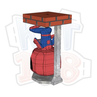 Mô hình giấy Anime Game Chibi Spiderman ver 2