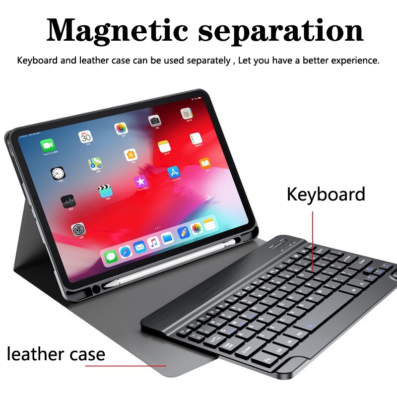 Bao Da Máy Tính Bảng Kèm Bàn Phím Và Khay Đựng Bút Cho huawei matepad 10.4 2022 matepad 11.5 2023 matepad air 11.5 11 t10s Ốp