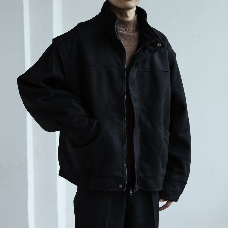 Áo Khoác Bóng Chày Da Lộn Thời Trang Thu Đông Mới Cho Nam